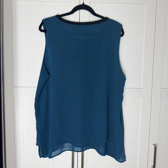 Ricki's Women Casual Top Sleeveless Blue XXL - Picture 5 of 5